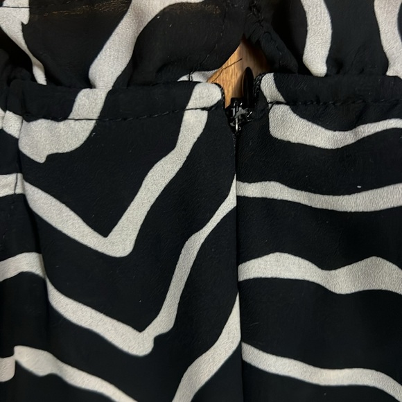 Who What Wear Black & White Halter Midi Dress Size S Whimsigoth Grunge 90’s - Picture 11 of 14